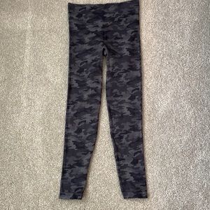 Spanx, camo, print, legging, size large